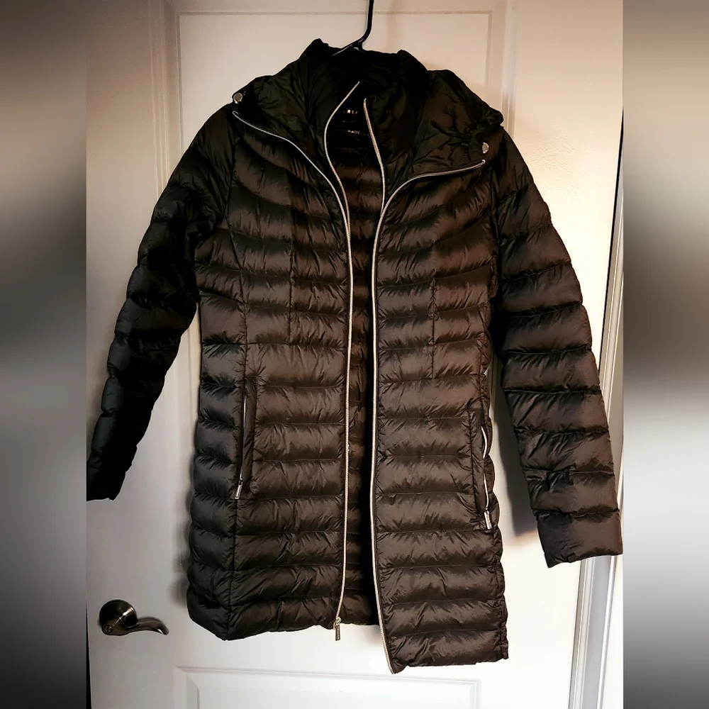Michael Kors‎ Black Puffer Jacket, Quilted Black